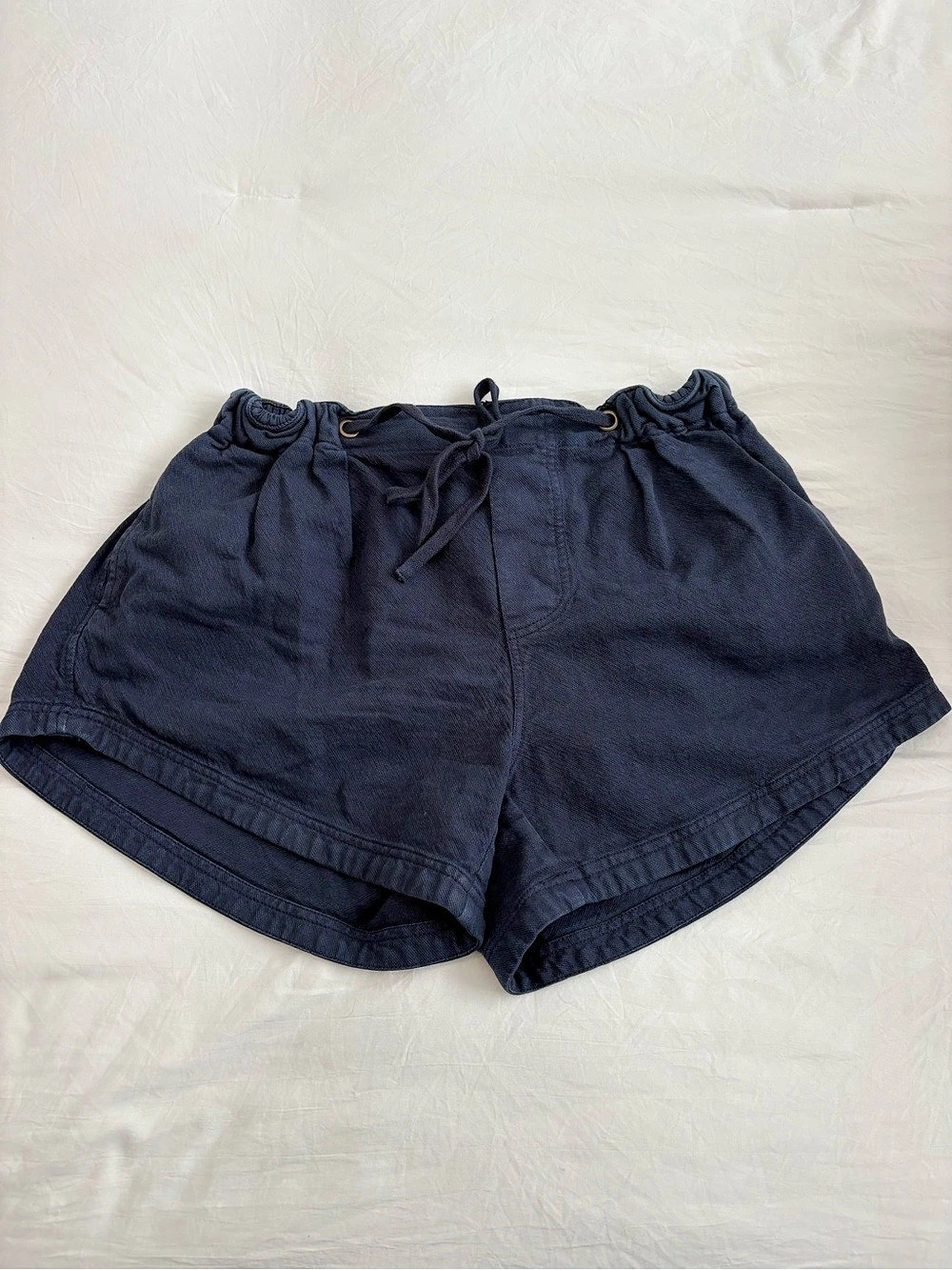 Free People Flowy Denim Shorts in Blue Like New